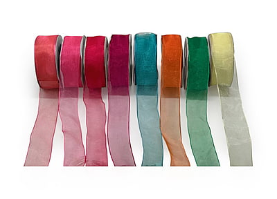 Sheer Ribbon with Wired Edges - 4 cms