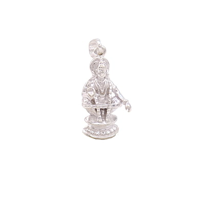 Silver Iyyappan Pendent/Dollar for Men and Women Silver Iyyappan Pendent/Dollar for Men and Women