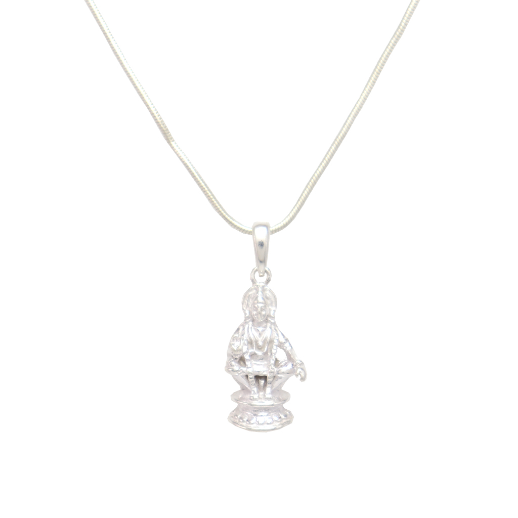 Silver Iyyappan Pendent/Dollar for Men and Women