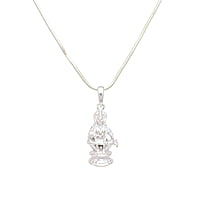 Silver Iyyappan Pendent/Dollar for Men and Women