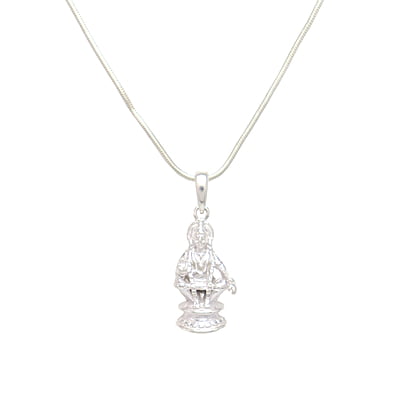 Silver Iyyappan Pendent/Dollar for Men and Women Silver Iyyappan Pendent/Dollar for Men and Women