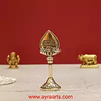 Lord Murugan Karthikeya Vel in Brass - 4 inch Height