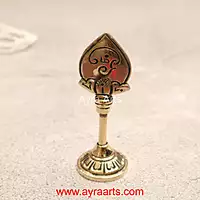 Lord Murugan Karthikeya Vel in Brass - 4 inch Height