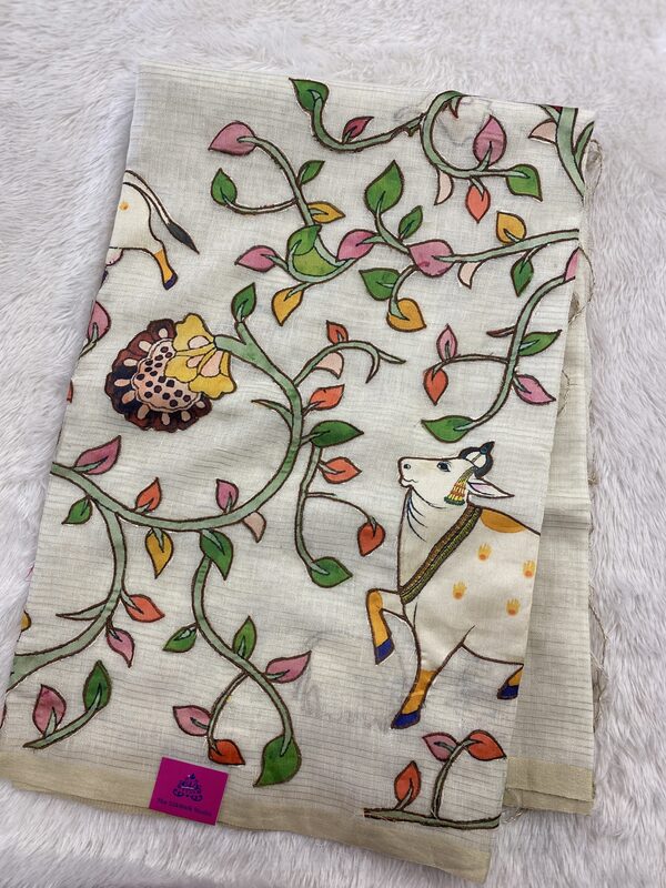 Taara - The Kota Tussar Saree in Applique Work 18355