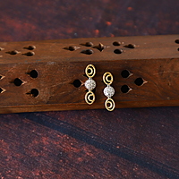 Round with ovel shape diamond Nickpiece