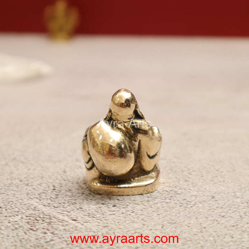 Buy Brass Baby Laughing Buddha Monk Perfect for Home - 1.5 inch Height