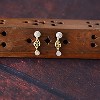 flower with leaf diamond Nickpiece