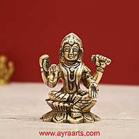 Brass Balambigai Balambika Bala Tripura Sundari Idol - 2.8 inch height