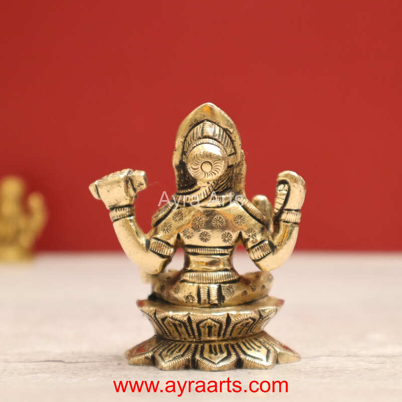 Brass Balambigai Balambika Bala Tripura Sundari Idol - 2.8 inch height
