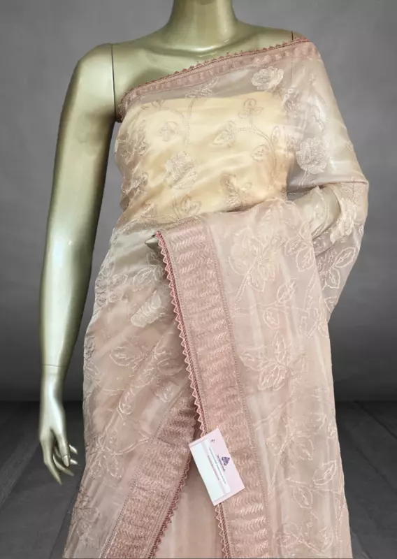 Daisy - Super Net Organza in Thread Embroidery SWS166