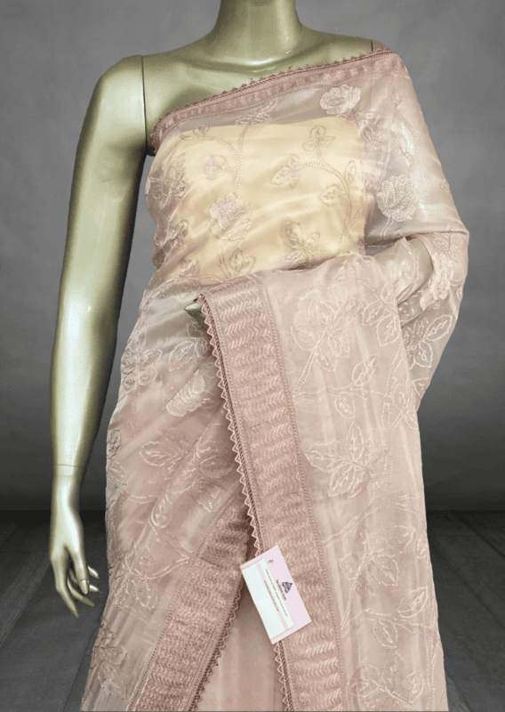 Daisy - Super Net Organza in Thread Embroidery SWS166