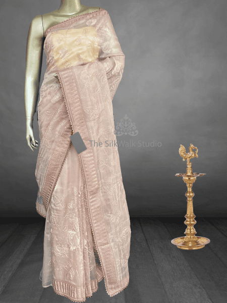 Daisy - Super Net Organza in Thread Embroidery SWS166