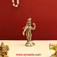 Brass Godha Devi Kothai Nachiyar Andal idol - 3.2 Inch Height
