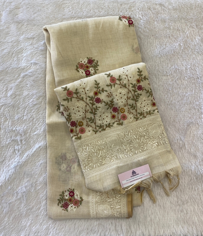 Onam Linen Sarees SWS172