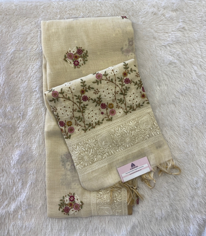 Onam Linen Sarees SWS172