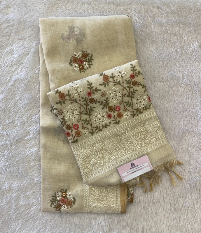 Onam Linen Sarees SWS172