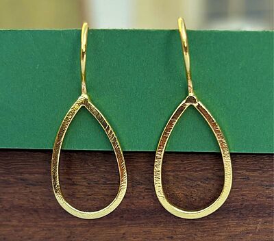 Plain Drop Fix wire Earrings