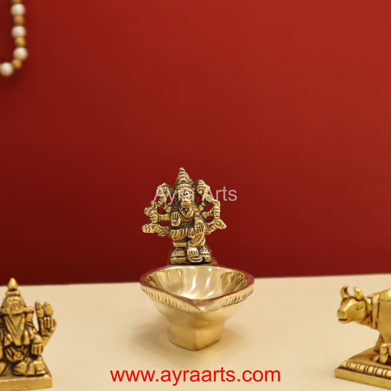 Brass Varahi Deepam - 2.5 Inch Height