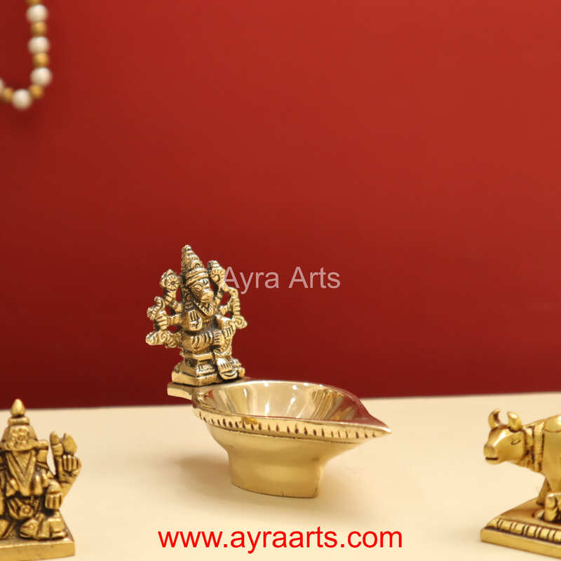 Brass Varahi Deepam - 2.5 Inch Height