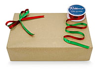 Reversible Ribbon - Red with Green