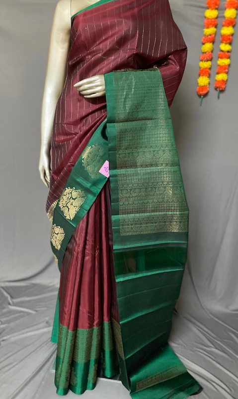 Pattu Vastram - The Pattu Border Exclusive Sarees 9181