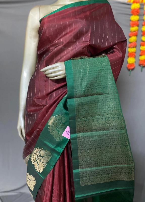 Pattu Vastram - The Pattu Border Exclusive Sarees 9181