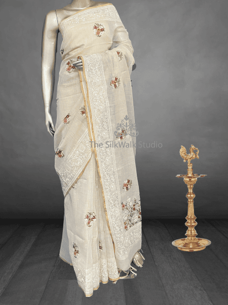 Onam Linen Sarees SWS172