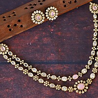 LAYERED GEMSTONE NECKSET