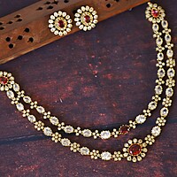 LAYERED GEMSTONE NECKSET