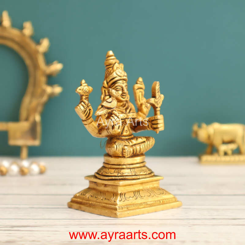 Brass Lalitha Devi 3.5 Inch Height