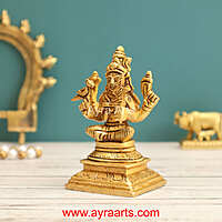 Brass Lalitha Devi 3.5 Inch Height
