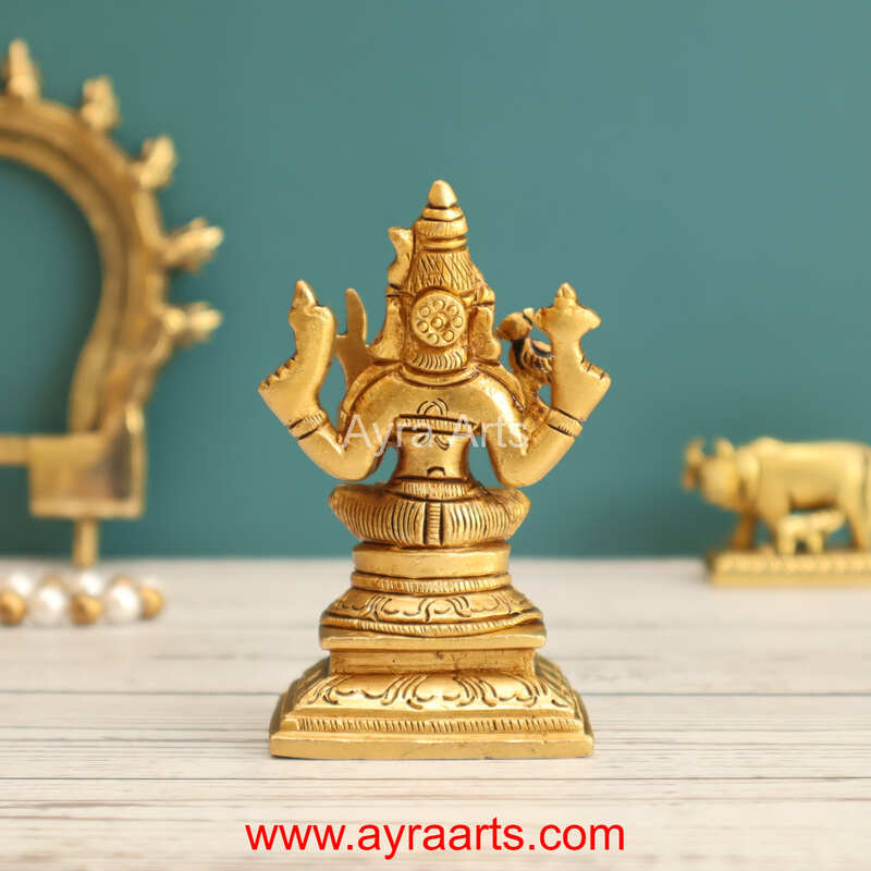 Brass Lalitha Devi 3.5 Inch Height
