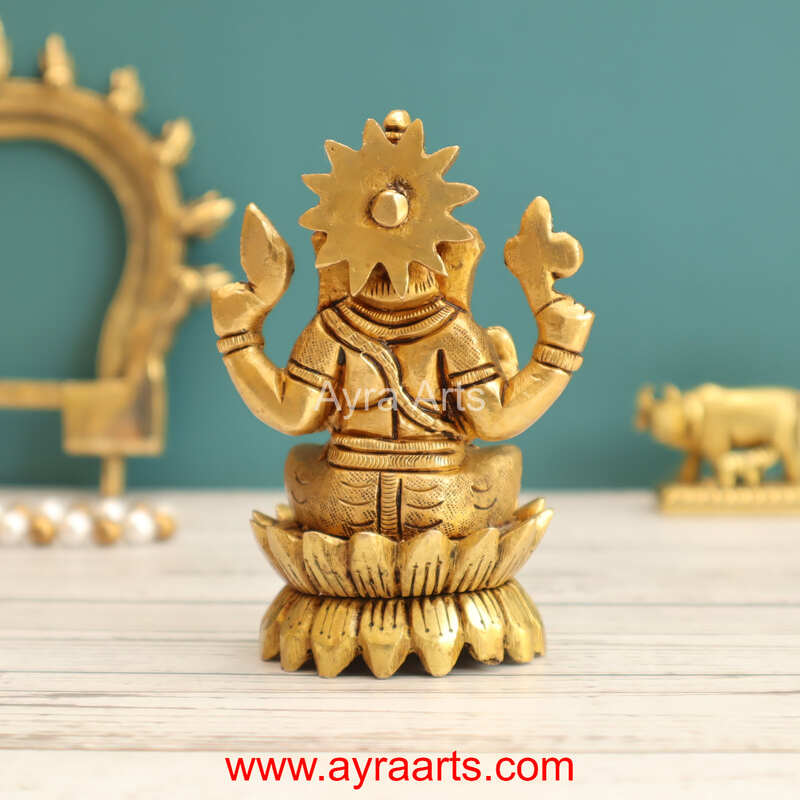 Brass Ganesha 4 Inch Height