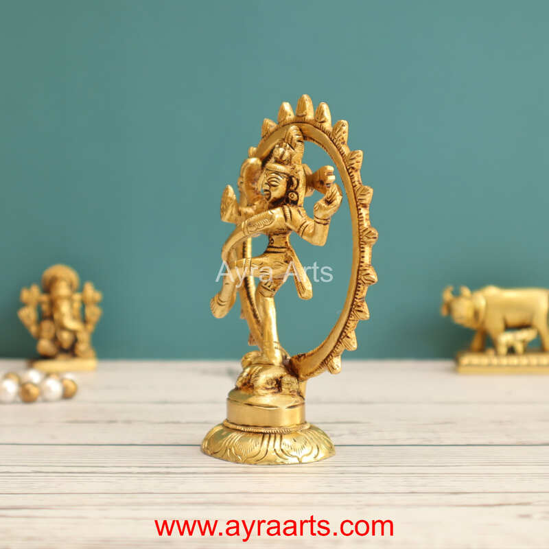 Brass Natarajan Idol 4 Inch Height