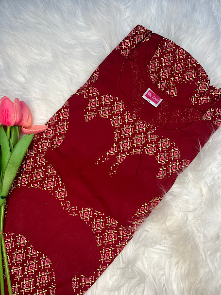 Frock Nighty @ 199 Deep Red  #13