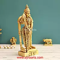 Brass Murgan 7.5 Inch Height
