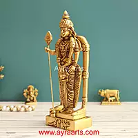 Brass Murgan 7.5 Inch Height