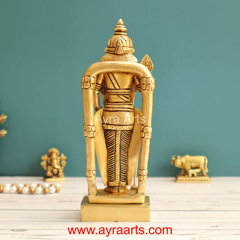 Brass Murgan 7.5 Inch Height