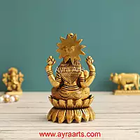 Brass Lakshmi 3.8 Inch Height