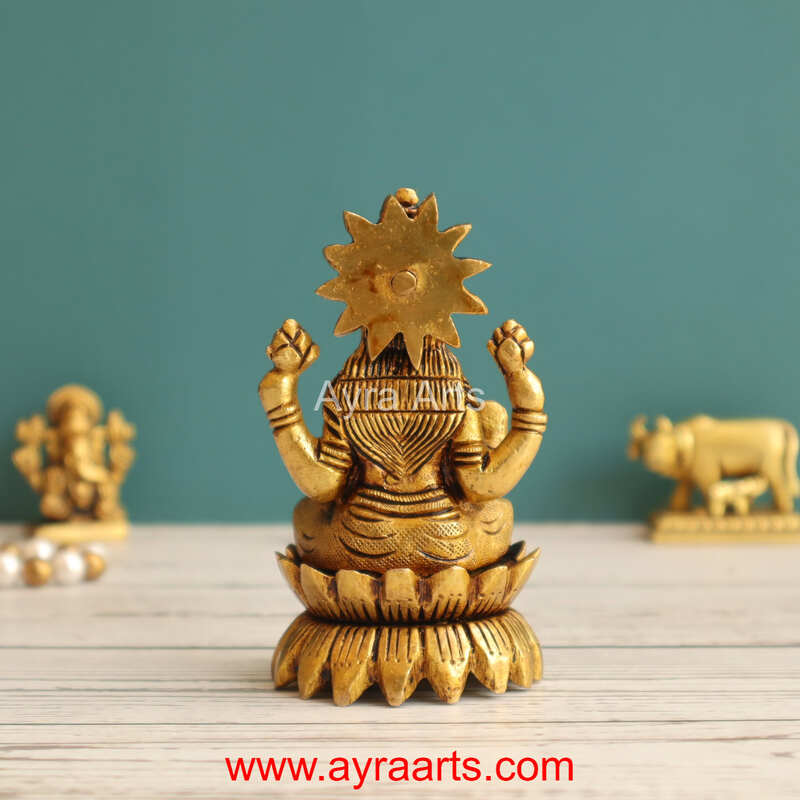 Brass Lakshmi 3.8 Inch Height