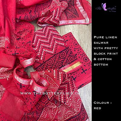 LINEN SALWAR BTTCLSA21206