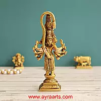 Brass 5 Face Hanuman - 5.5 Inch Height