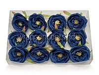 Navy Blue Camellia Flower