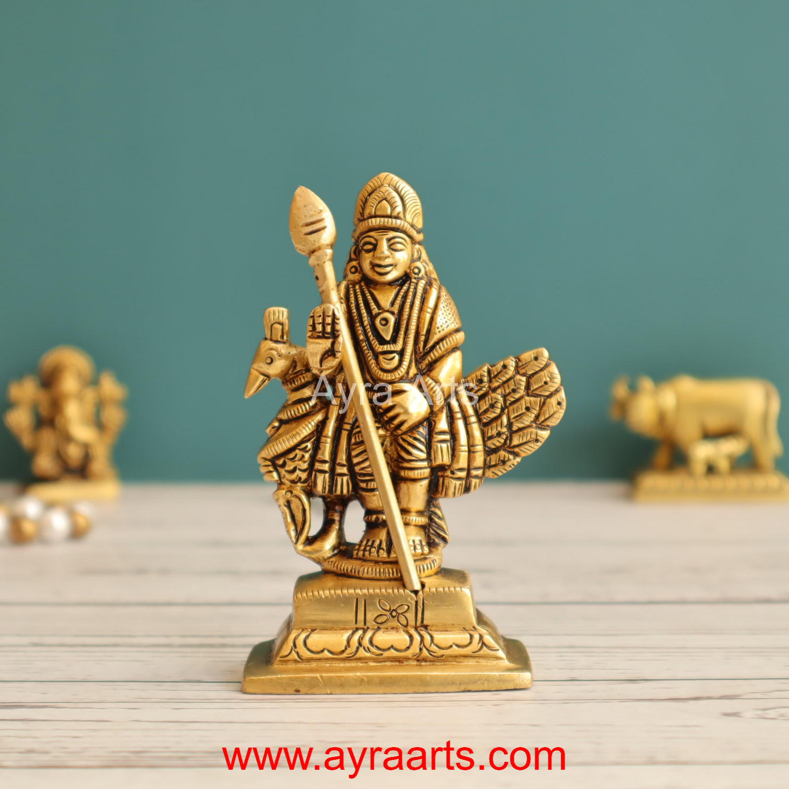 Brass Murugan 3.5 Inch Height