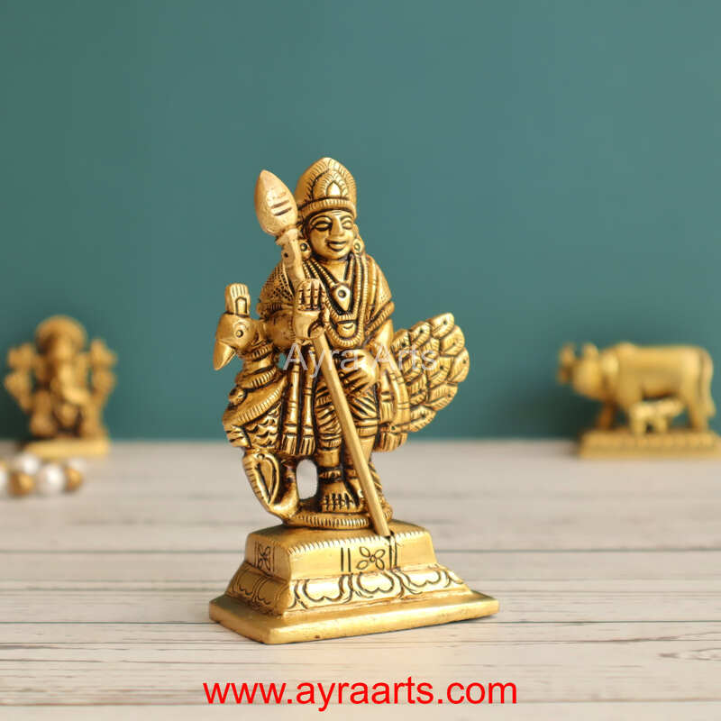 Brass Murugan 3.5 Inch Height