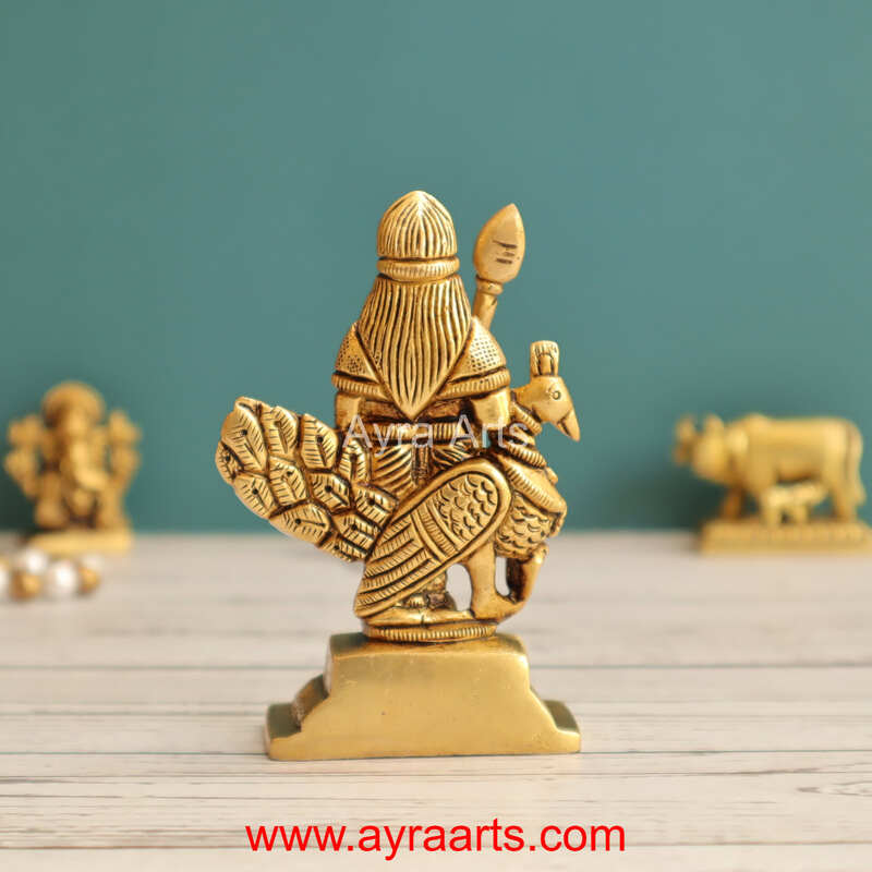 Brass Murugan 3.5 Inch Height