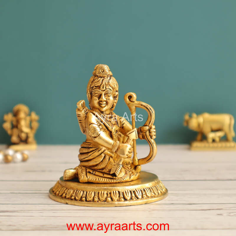 Brass Ram Lalla 3.5 Inch Height