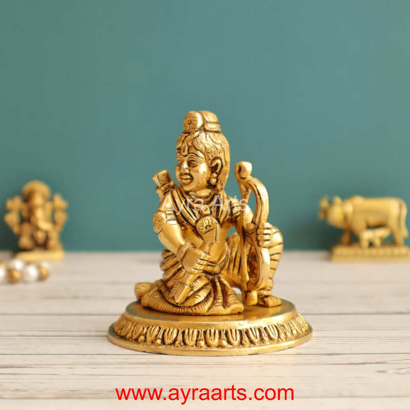 Brass Ram Lalla 3.5 Inch Height
