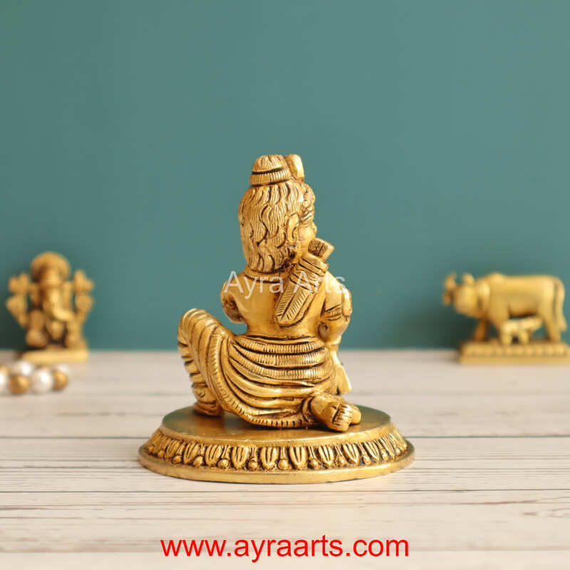Brass Ram Lalla 3.5 Inch Height