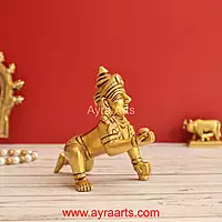 Brass Laddu Gopal 4 Inch Height